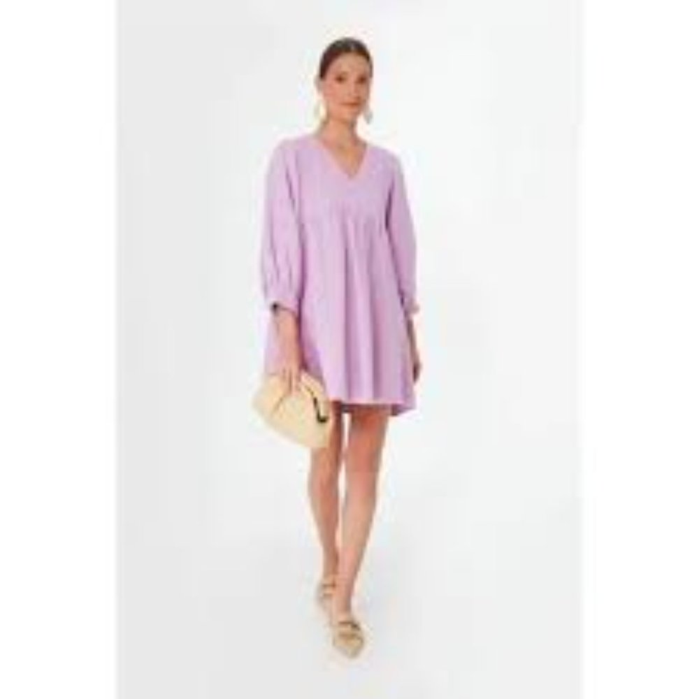 Lavender Gauze Millie Dress POMANDER PLACE